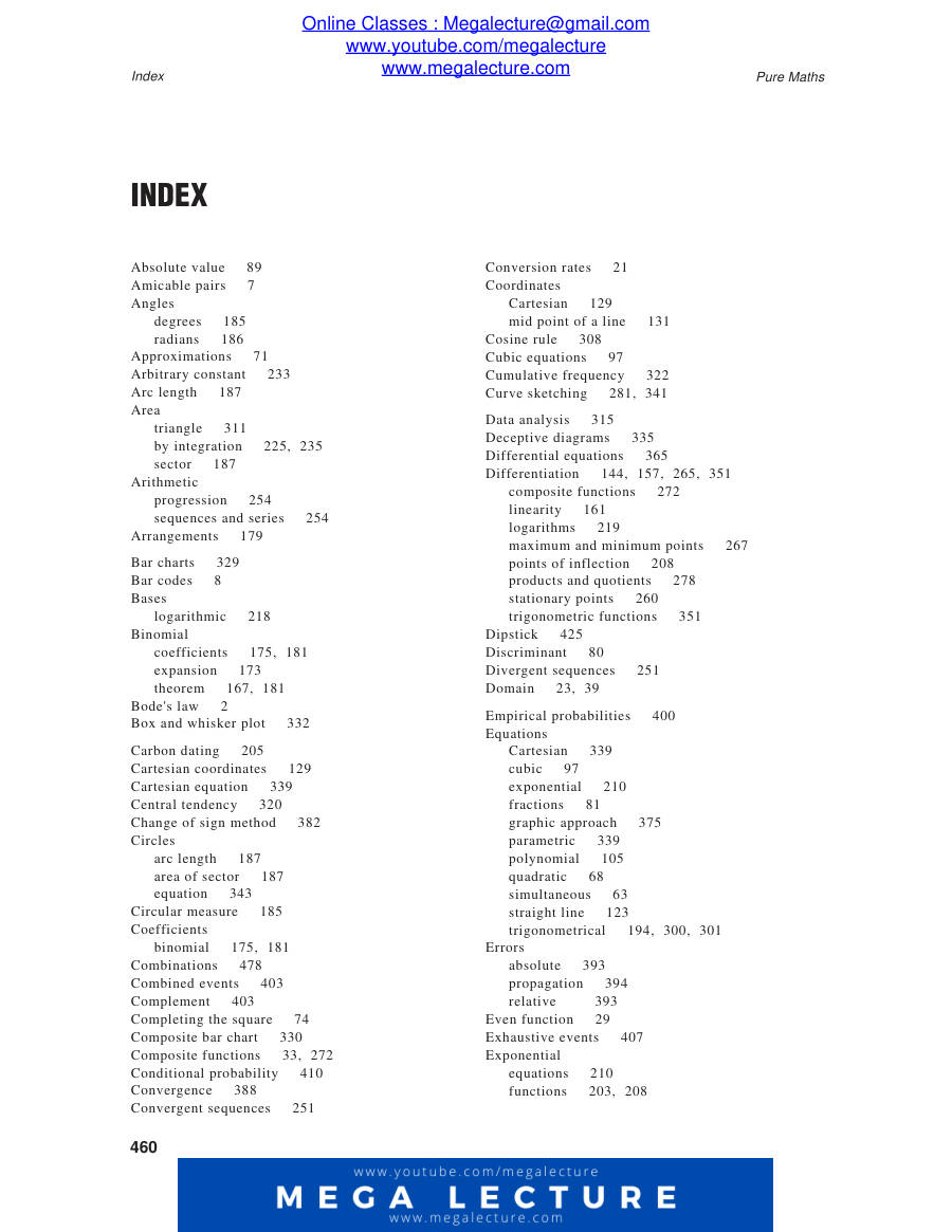 Page 1 of Pure Index