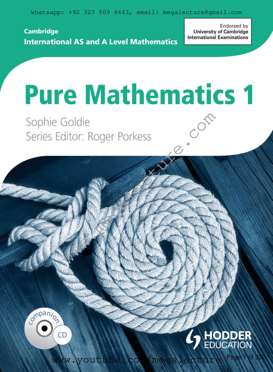 Page 1 of Pure Mathematics