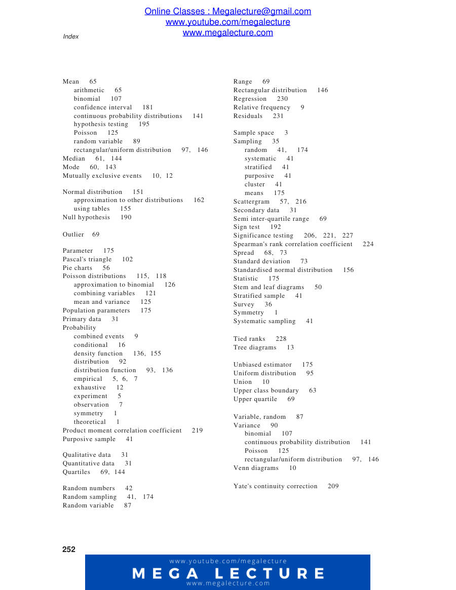 Page 2 of Stats Index