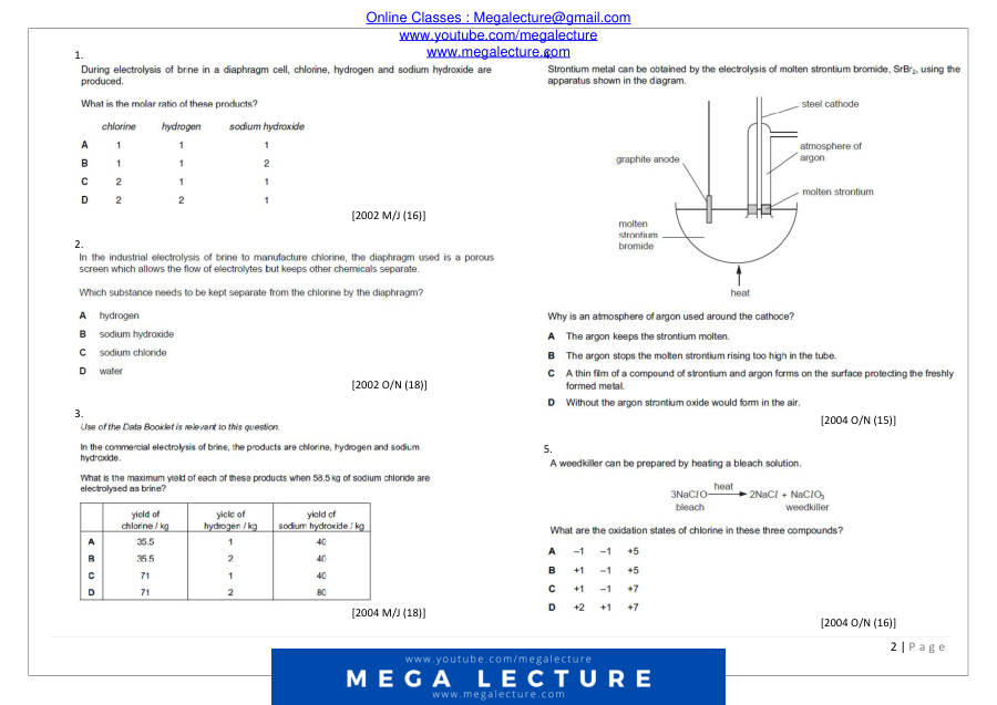 Page 2 of Electrochemistry