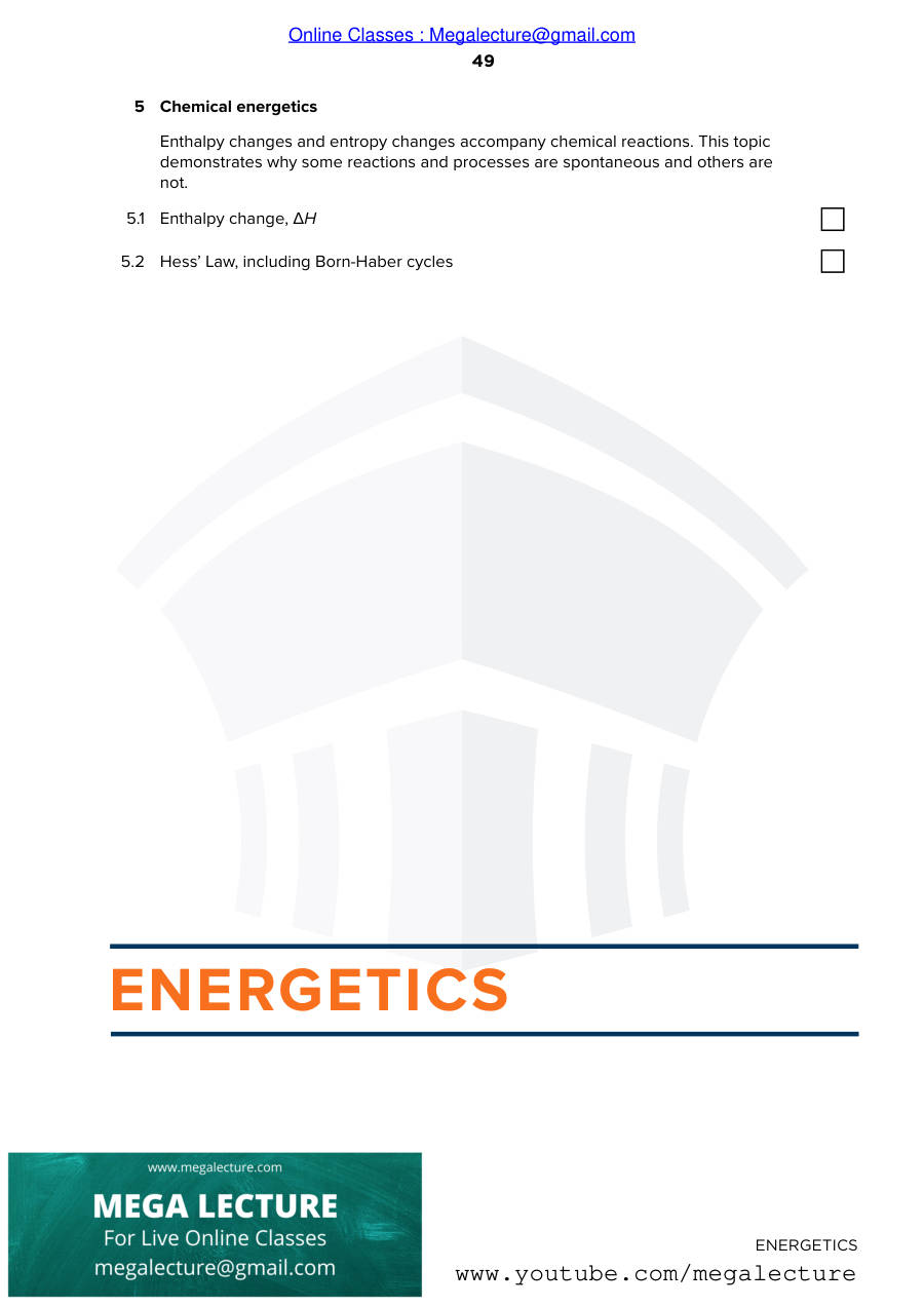 Page 1 of Energetics Notes