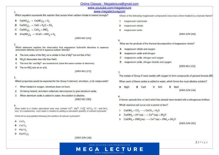 Page 2 of Group II 1
