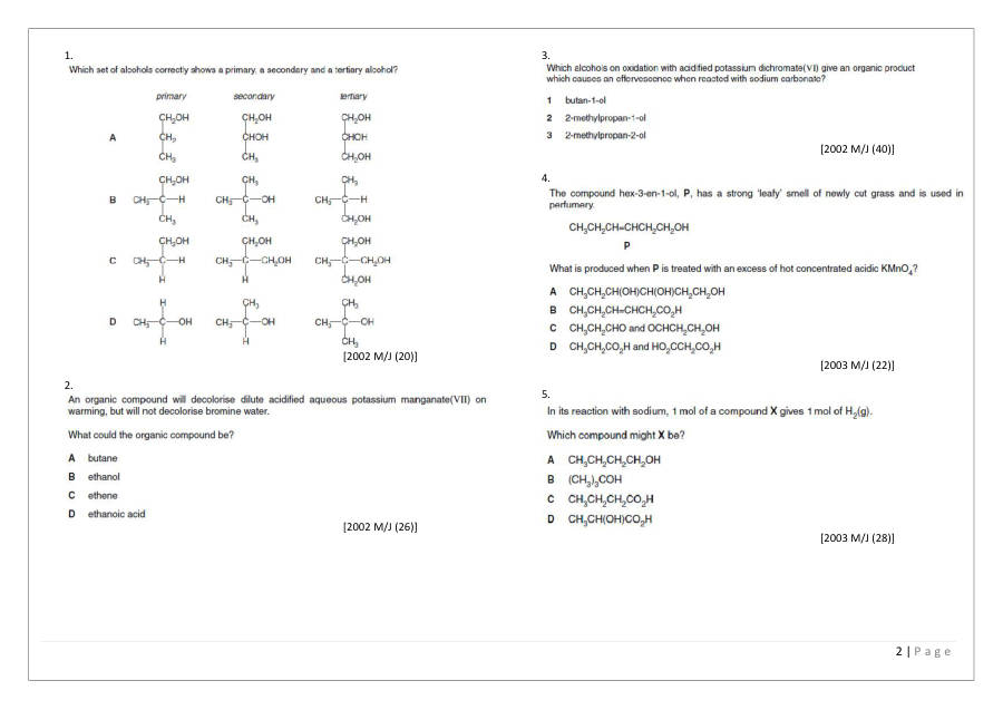 Page 2 of Hydroxyl Compounds