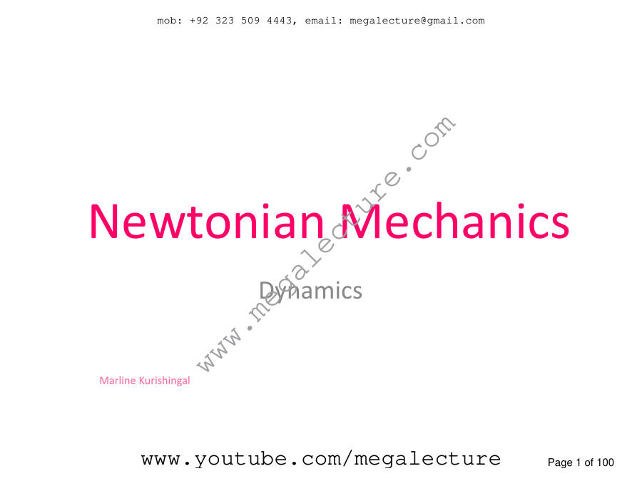 Page 1 of Dynamics
