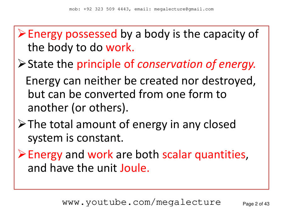 Page 2 of Work Energy And Power