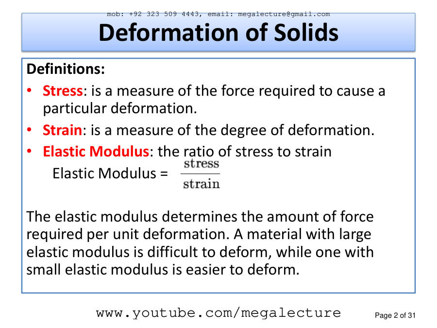 Page 2 of Deformation Of Solids