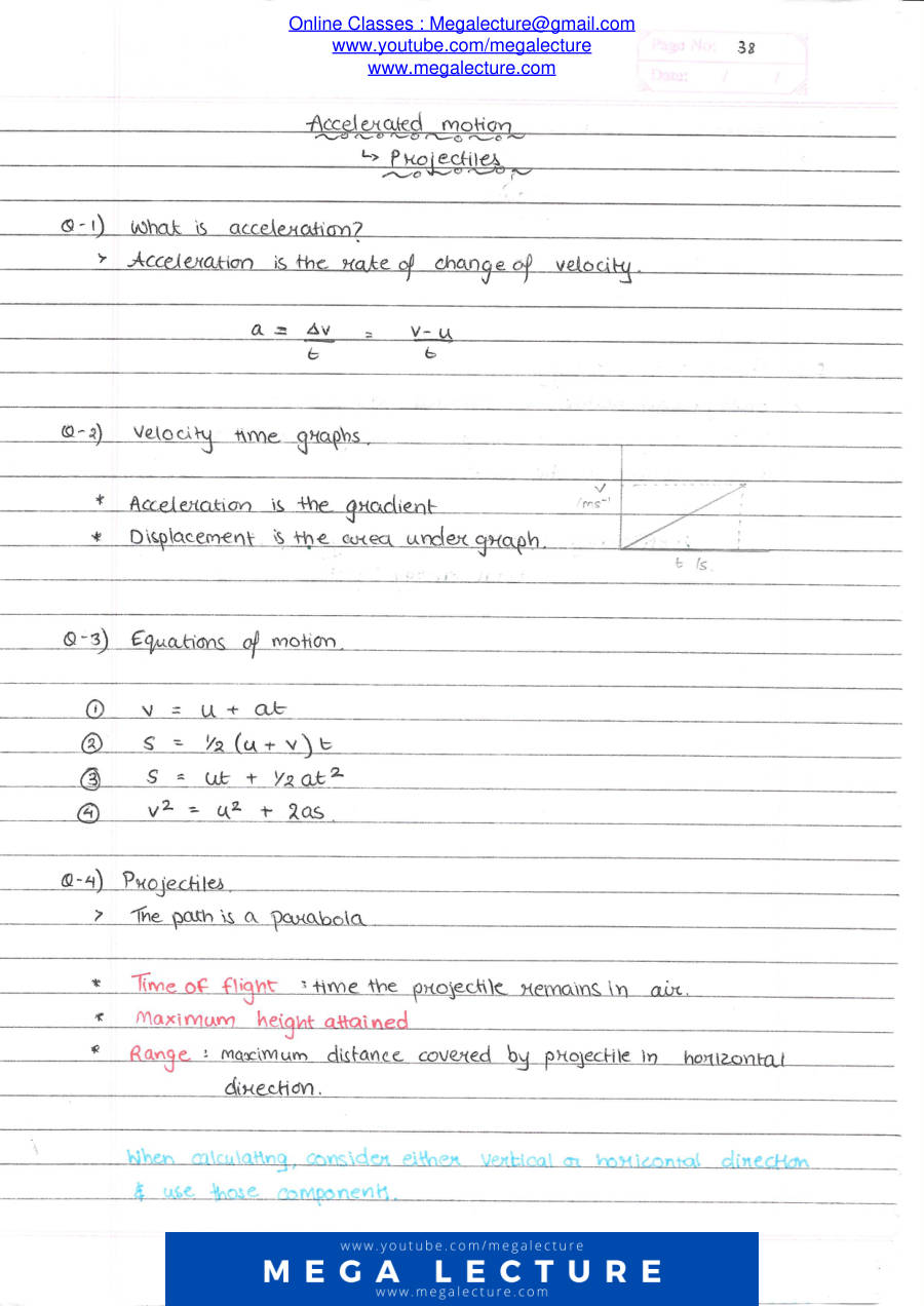 Page 1 of Projectiles