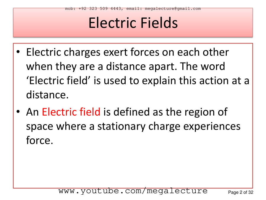 Page 2 of Electric Fields