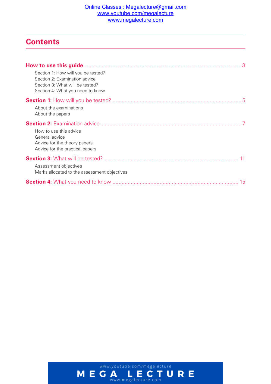 Page 2 of Learner Guide For Cambridge International As A Level Physics