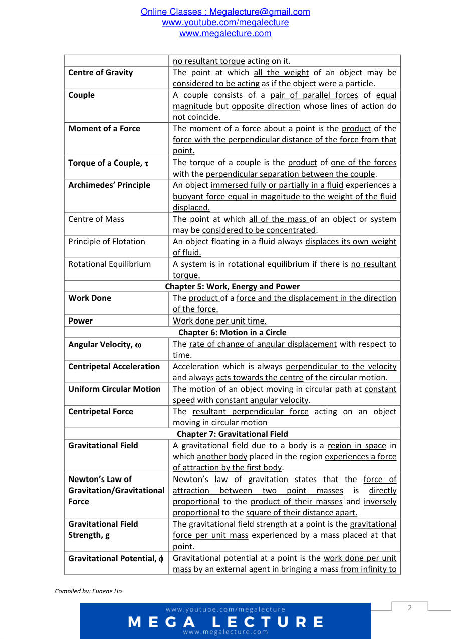 Page 2 of Definitions