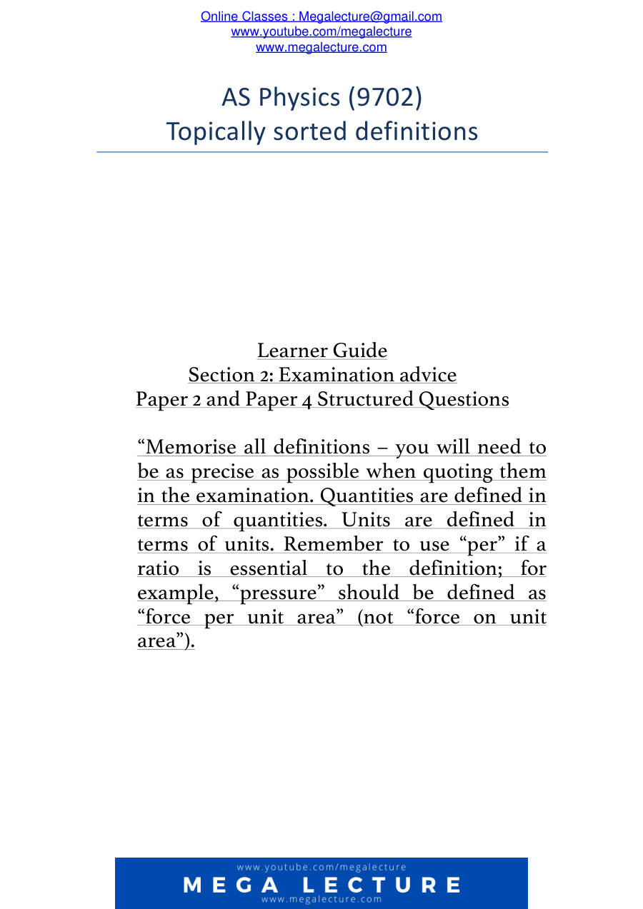 Page 1 of Definitions As
