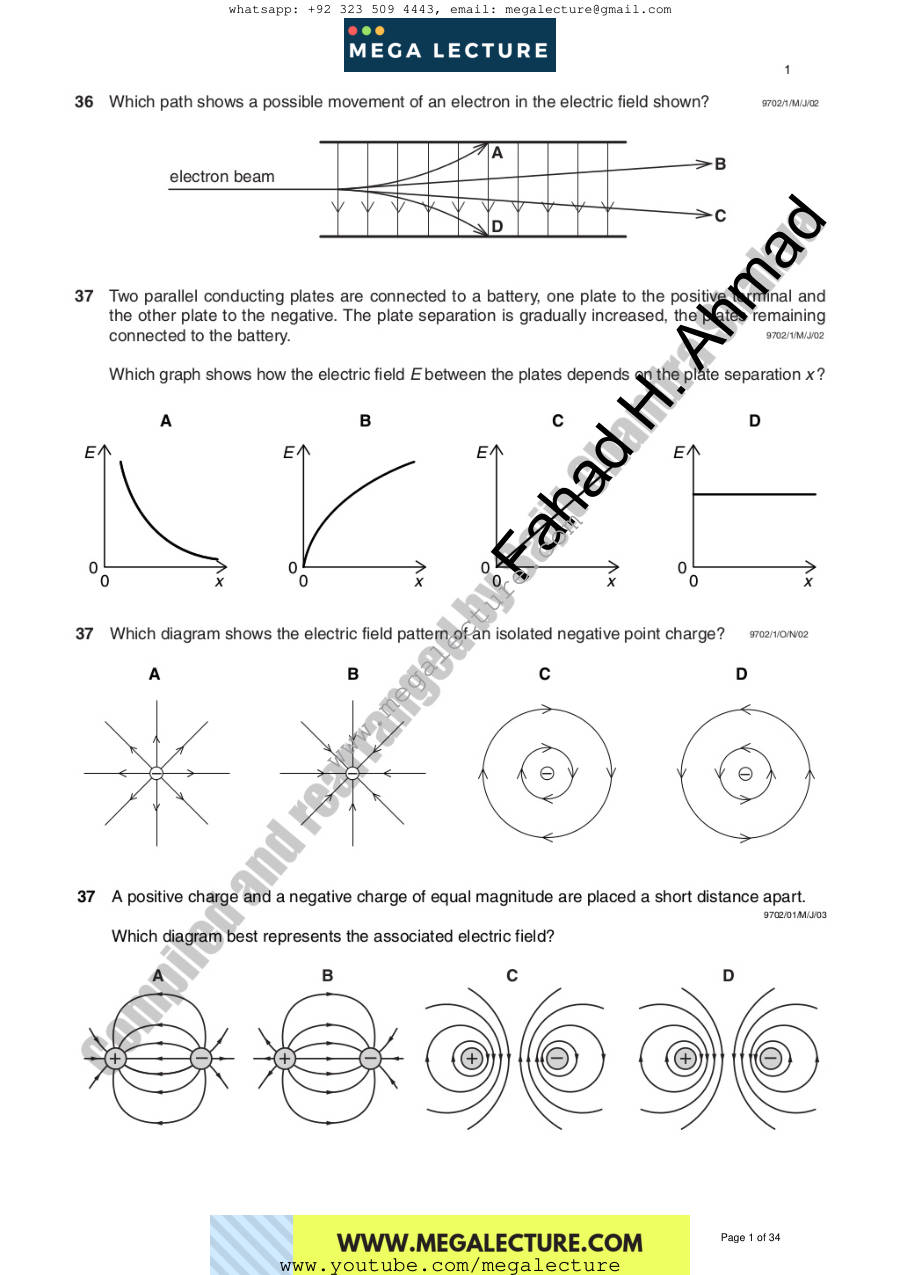 Page 1 of Electric Field