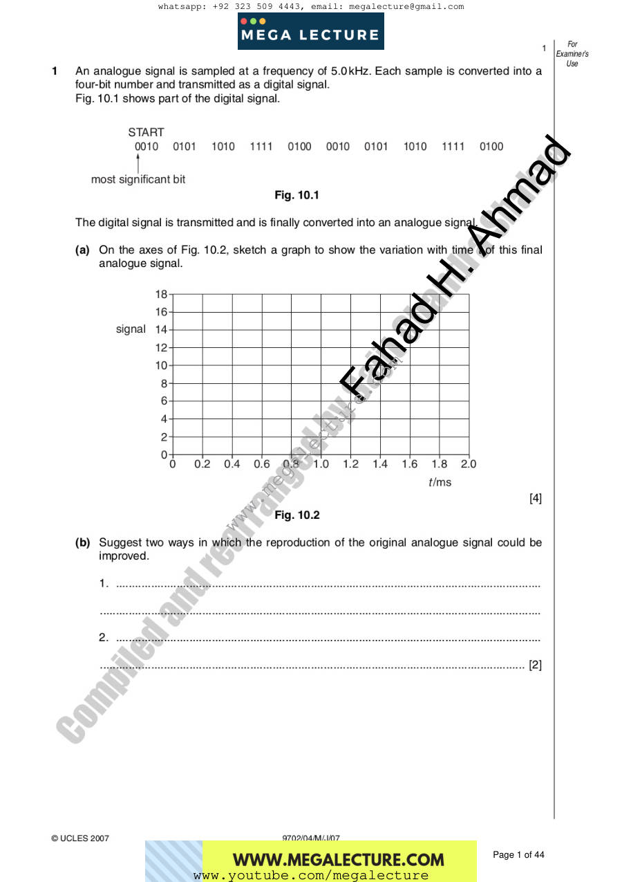 Page 1 of Principles Of Communication