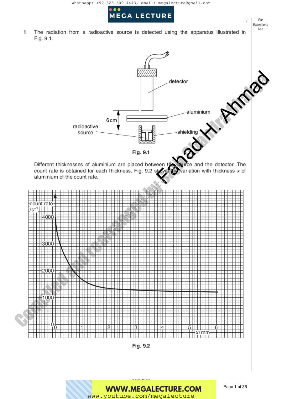 Page 1 of Radioactivity P2