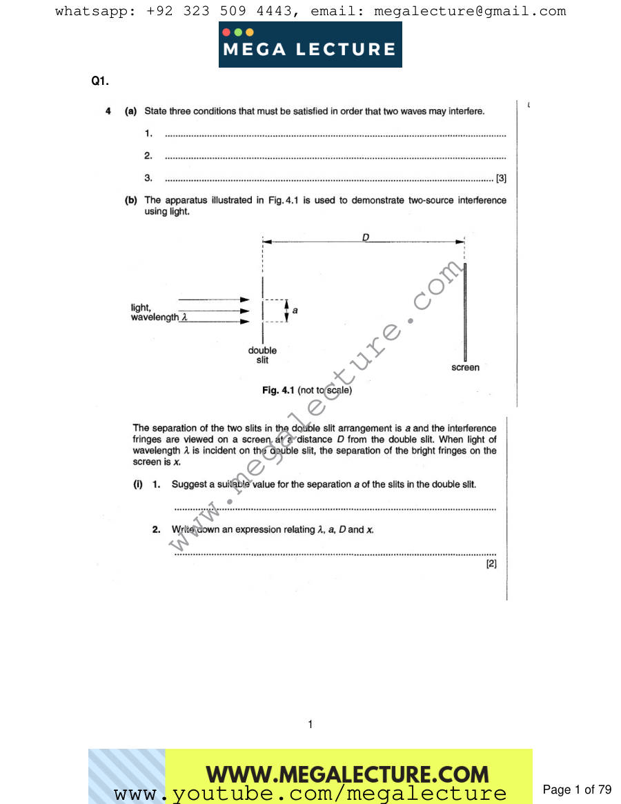 Page 1 of Waves — Questions