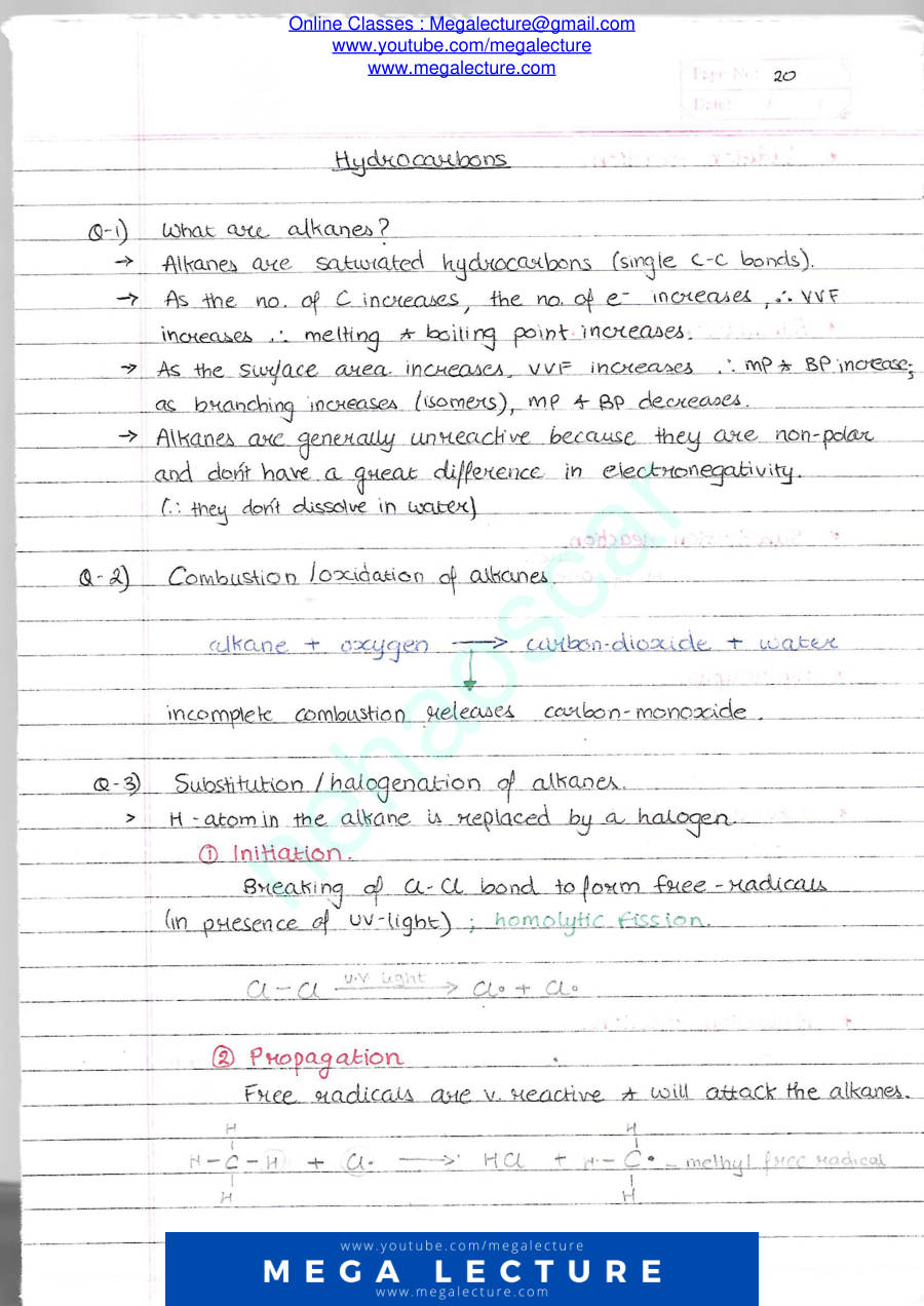 Page 1 of Hydrocarbons