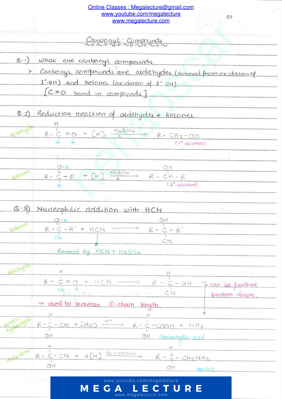 Page 1 of Carbonyl Compounds