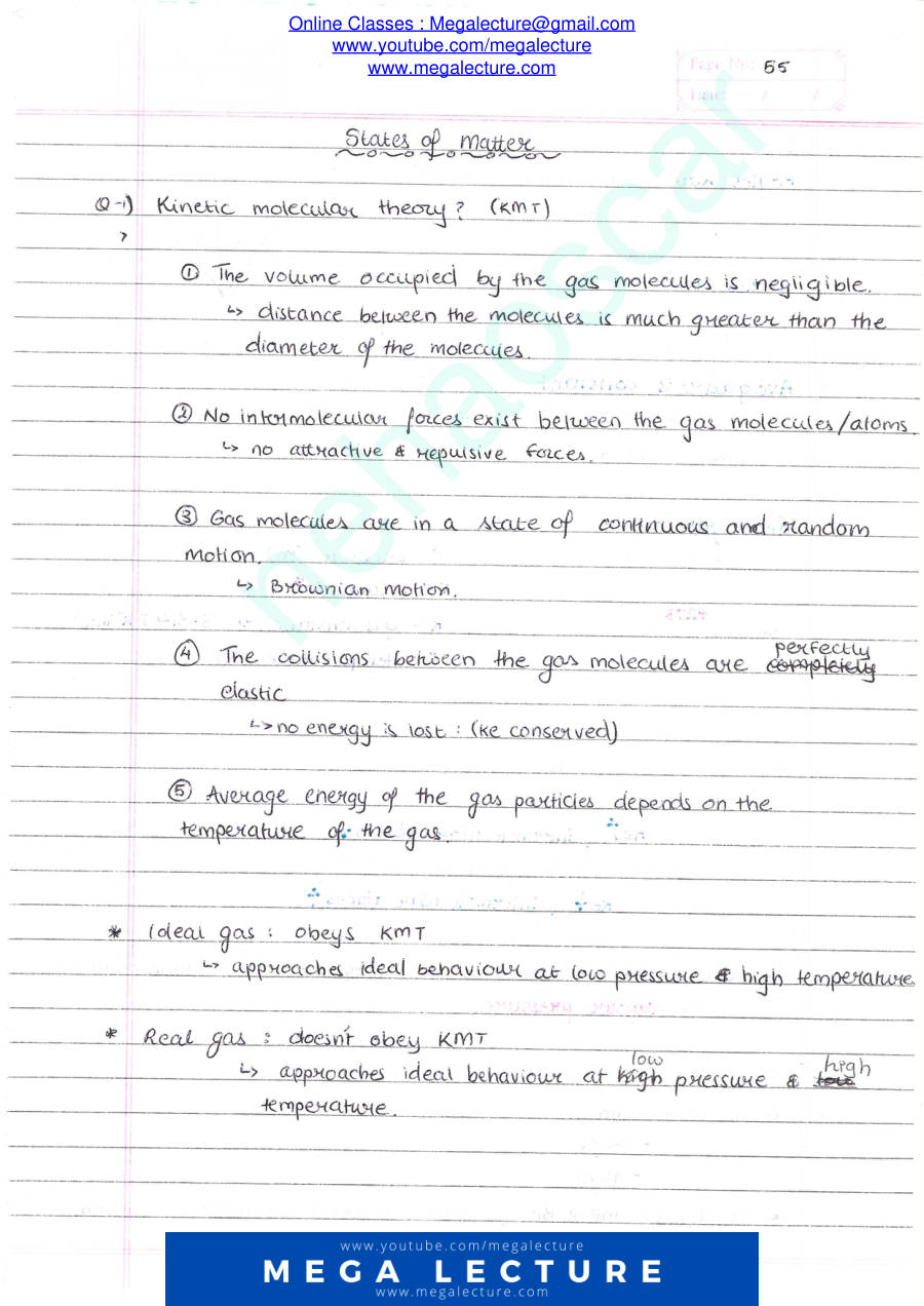 Page 1 of States Of Matter 1