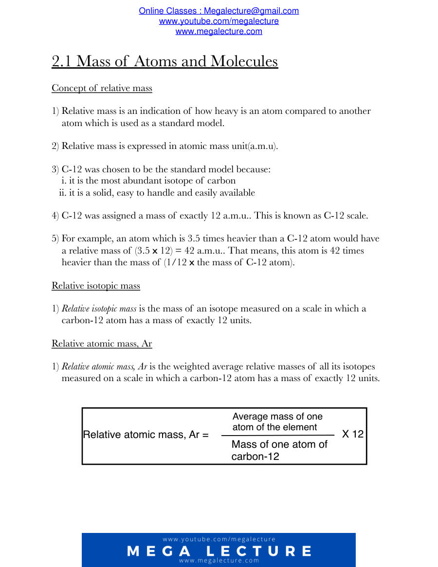 Page 2 of Atoms Molecules And Stoichiometry