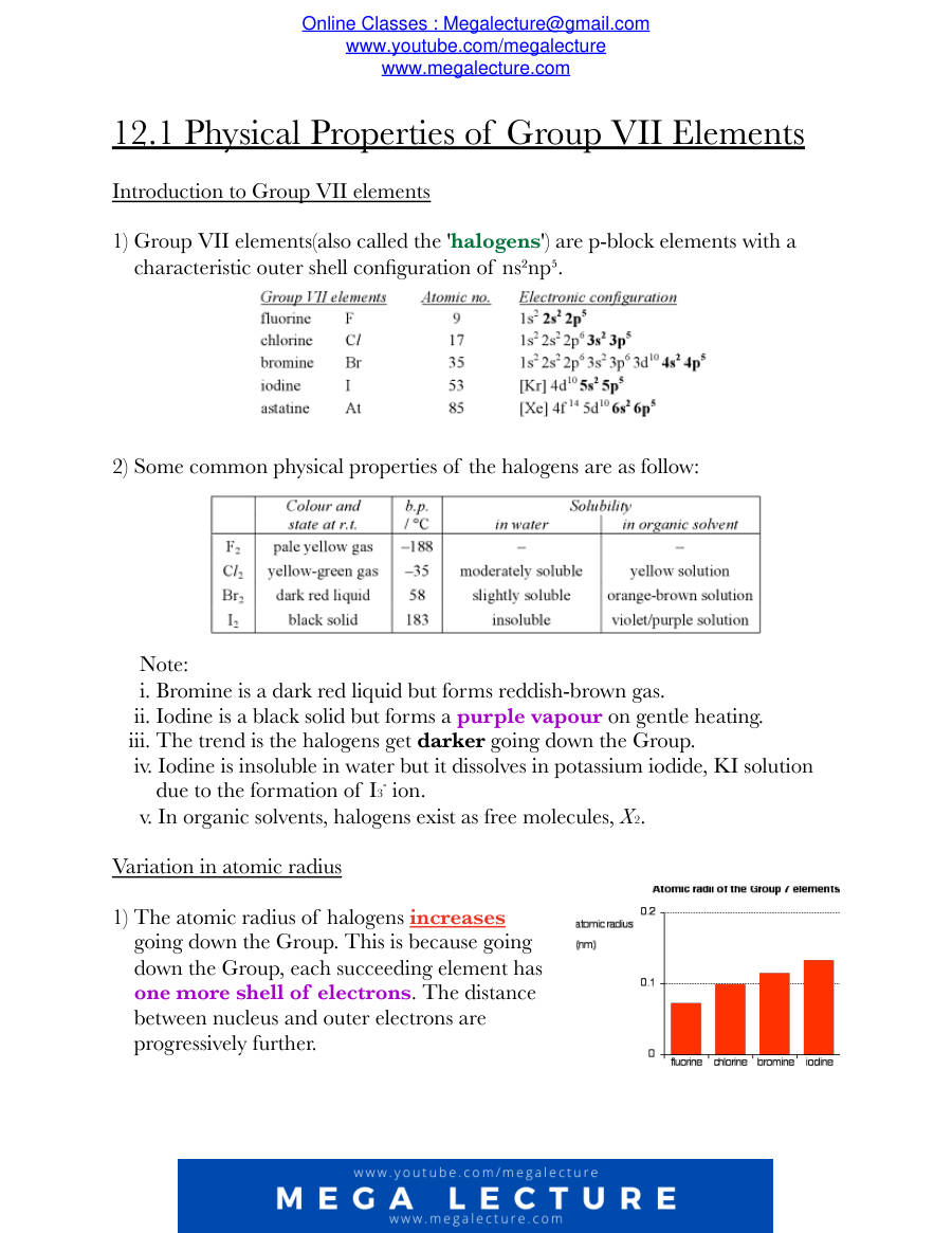 Page 2 of Group VII