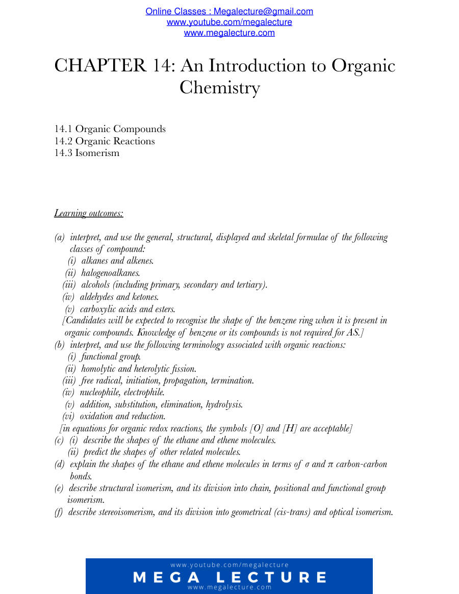 Page 1 of An Introduction To Organic Chemistry