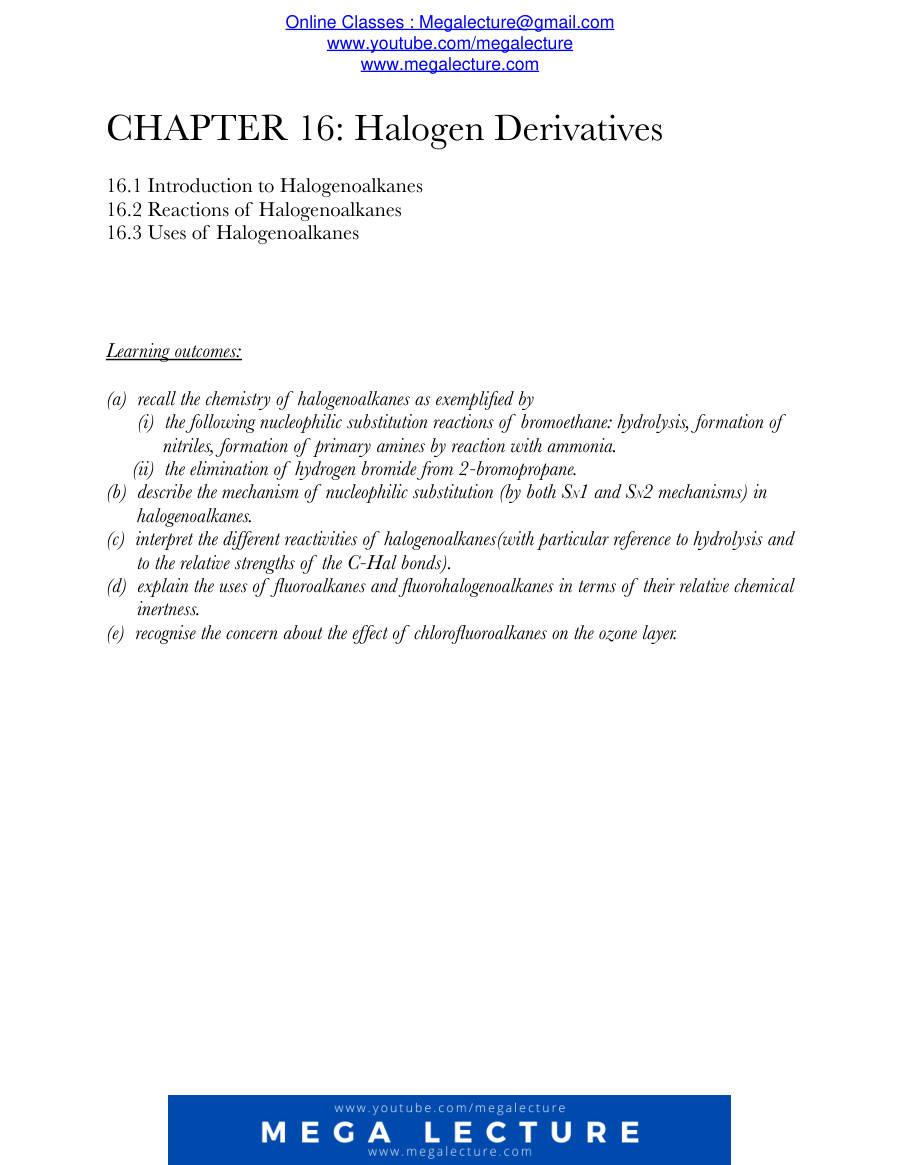 Page 1 of Halogen Derivatives