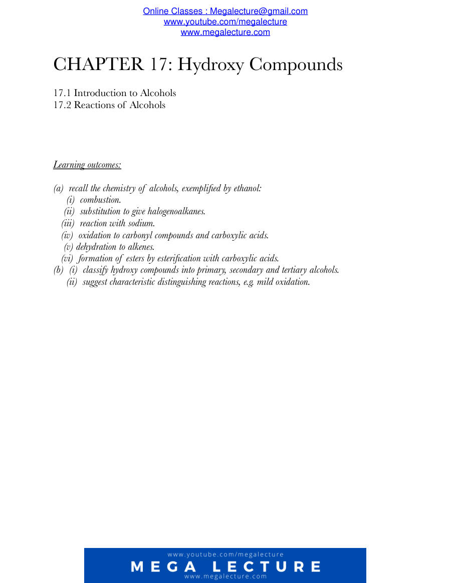 Page 1 of Hydroxy Compounds
