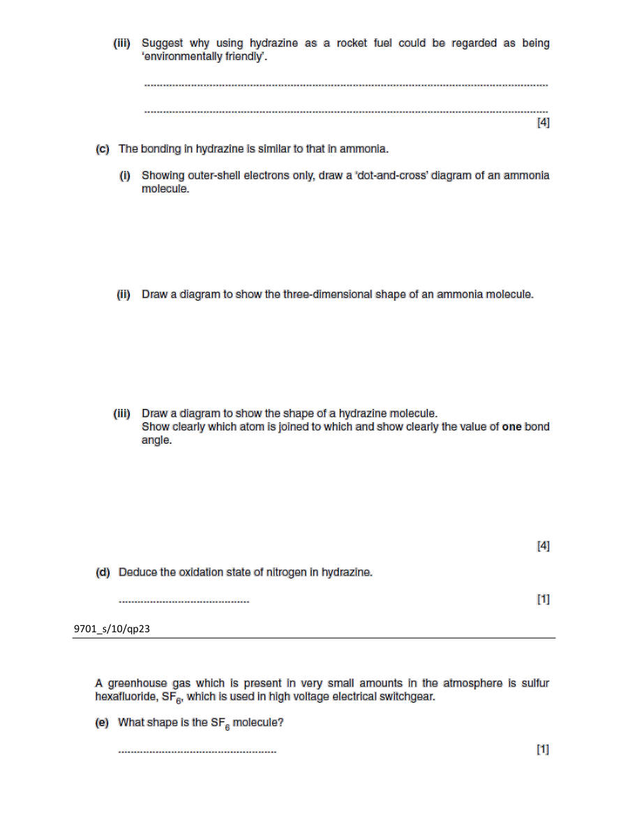Page 2 of Shape Molecules — Worksheet