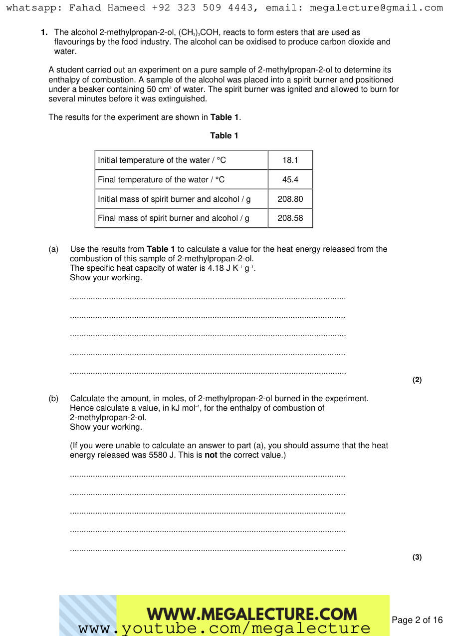 Page 2 of Assessed — Worksheet