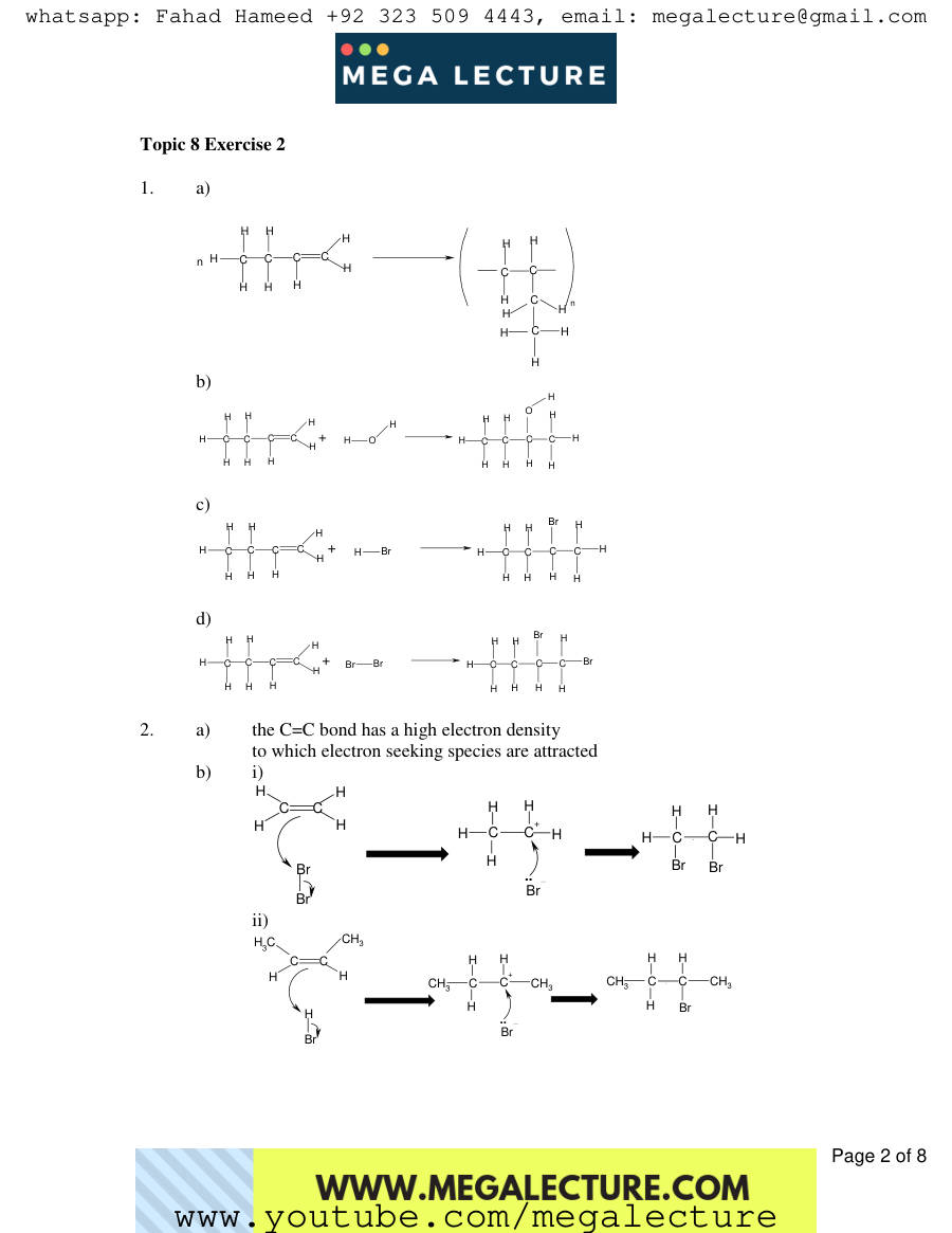 Page 2 of To Exercises — Answers