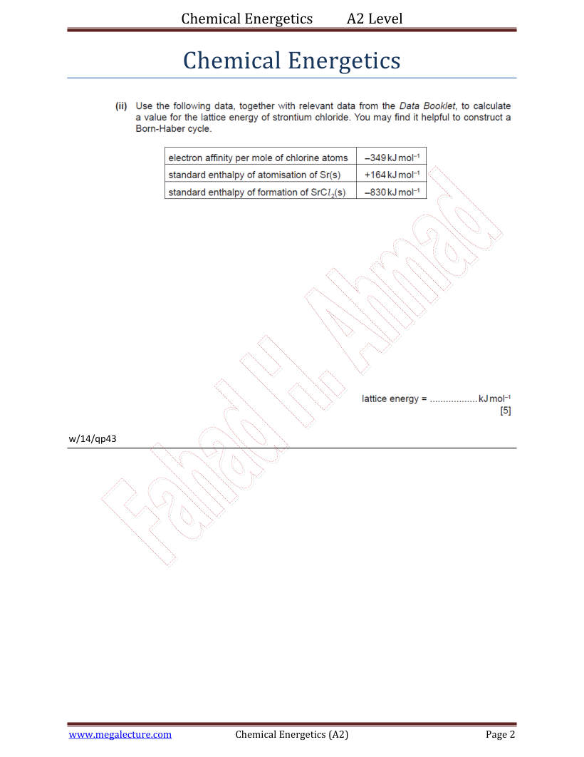 Page 2 of Worksheet