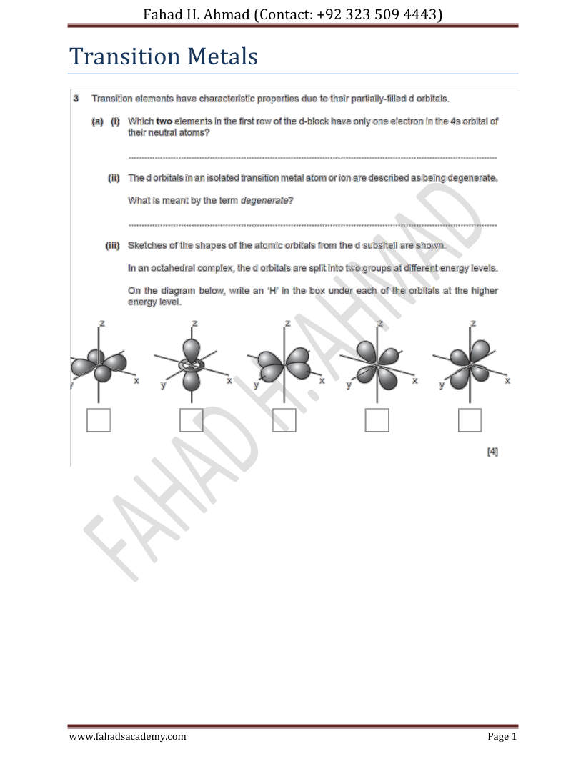 Page 1 of Worksheet