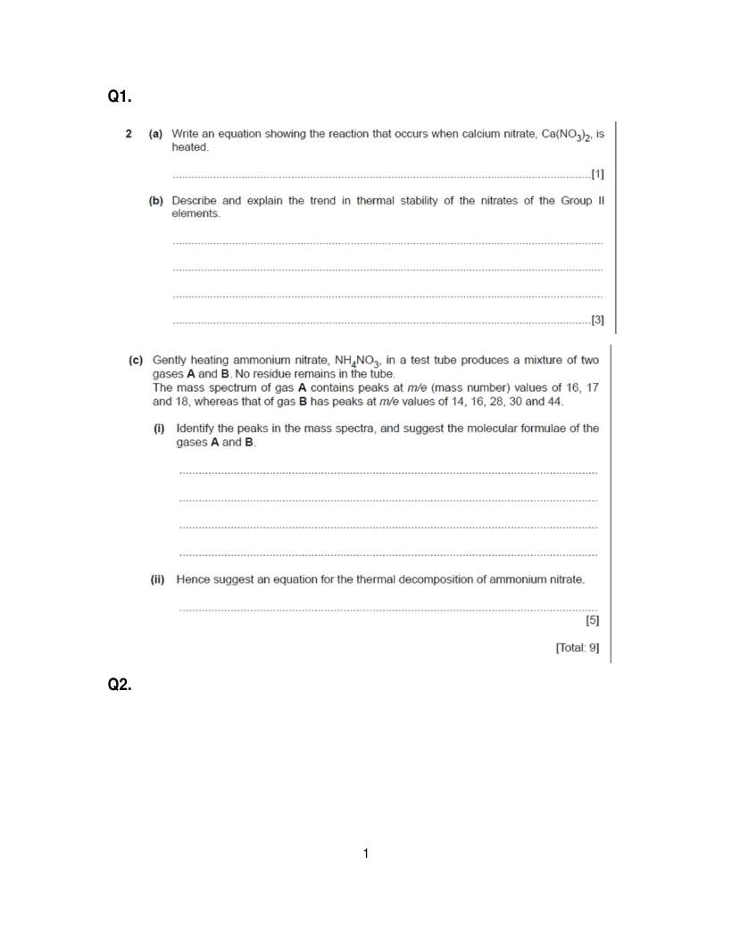 Page 1 of Worksheet