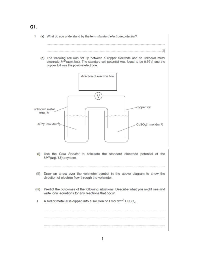 Page 1 of Worksheet
