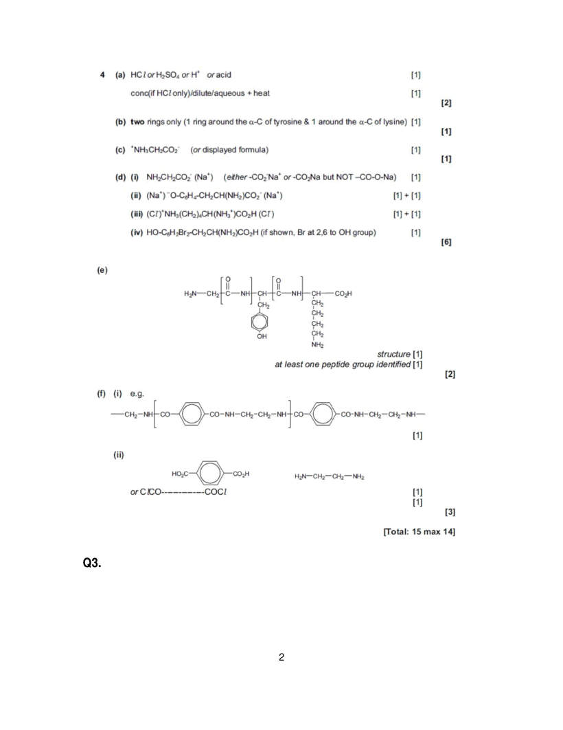 Page 2 of Marking scheme