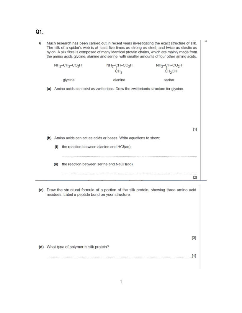 Page 1 of Worksheet