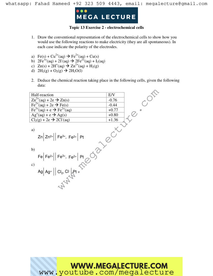 Page 1 of Exercise