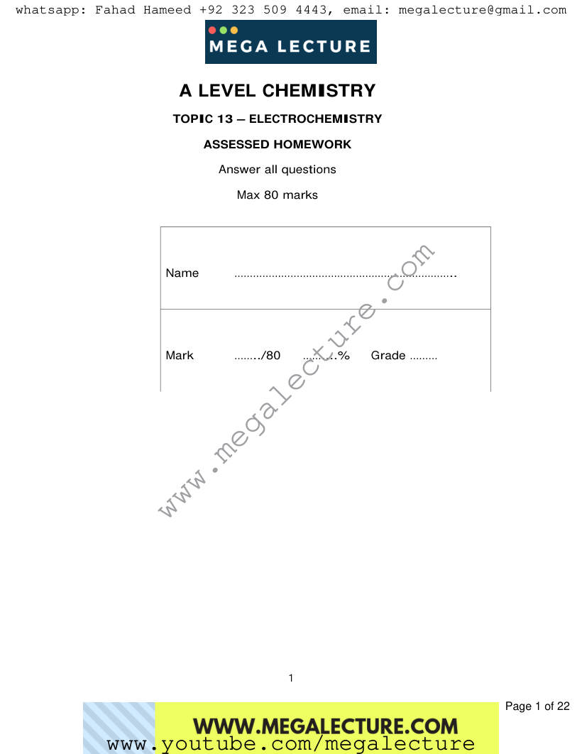 Page 1 of Worksheet