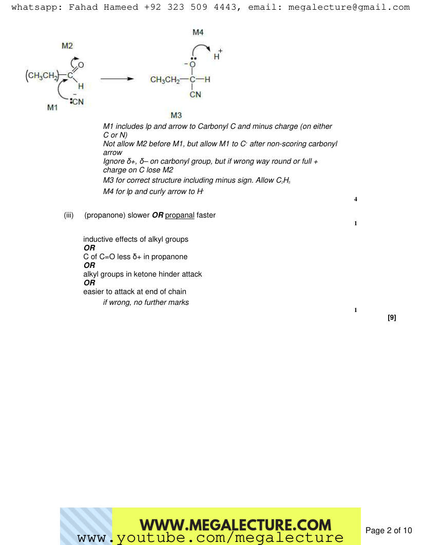 Page 2 of HW marking scheme
