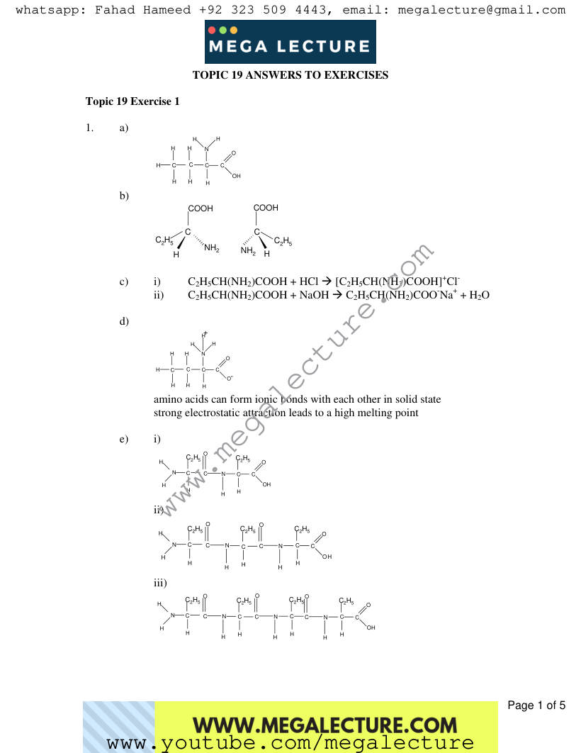 Page 1 of Answers