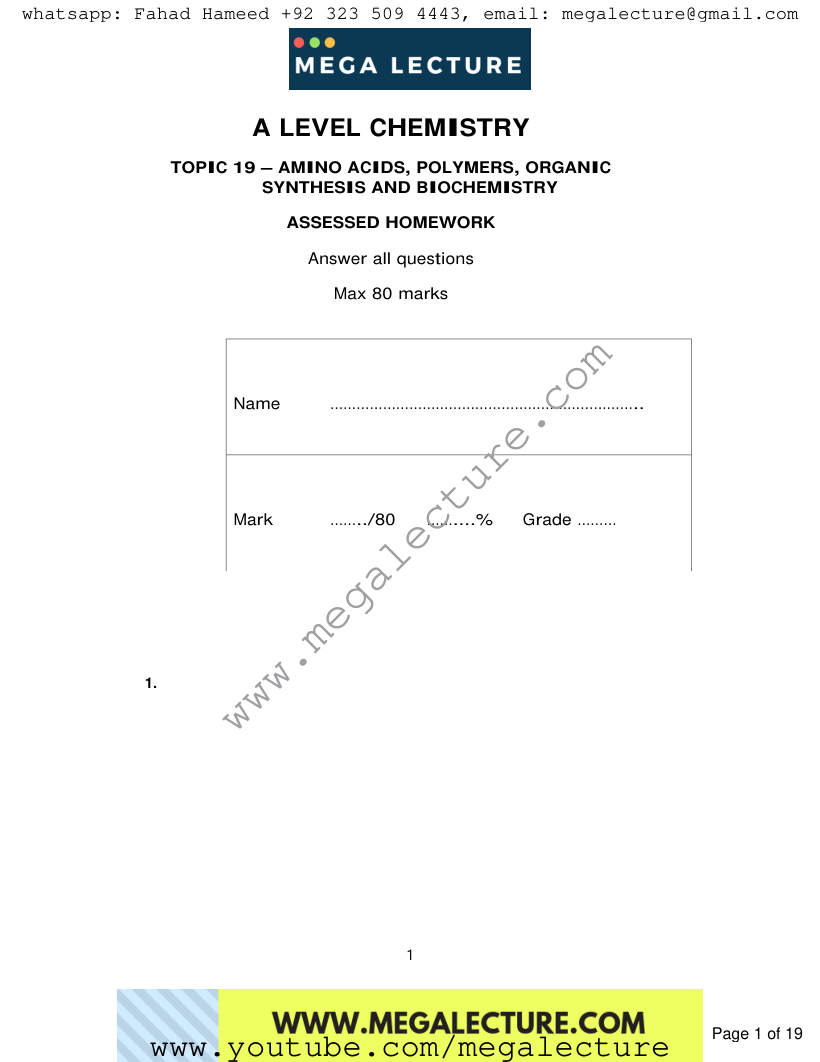 Page 1 of Homework