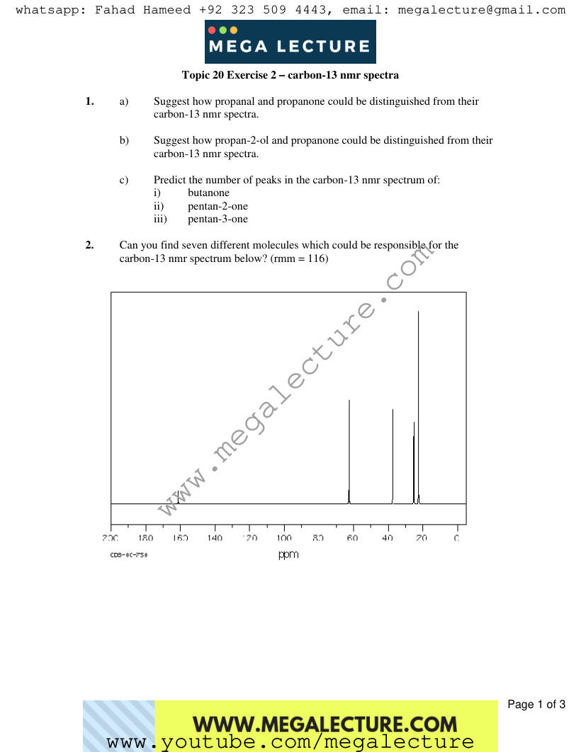 Page 1 of Exercise